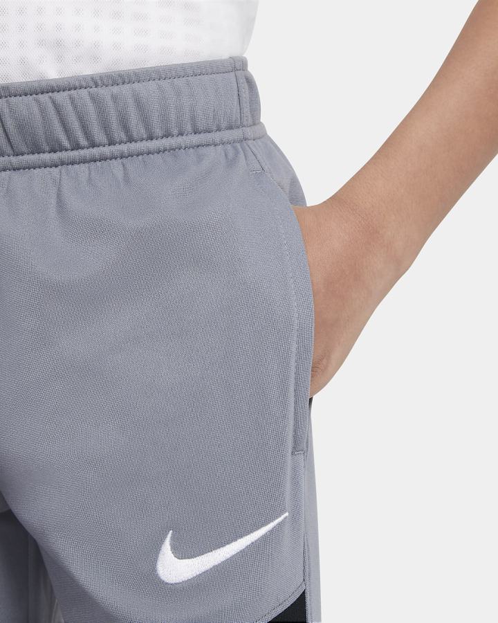 Pantalones Nike Sport Kids Training Niño Gris Negras Blancas | HMVTW-1296
