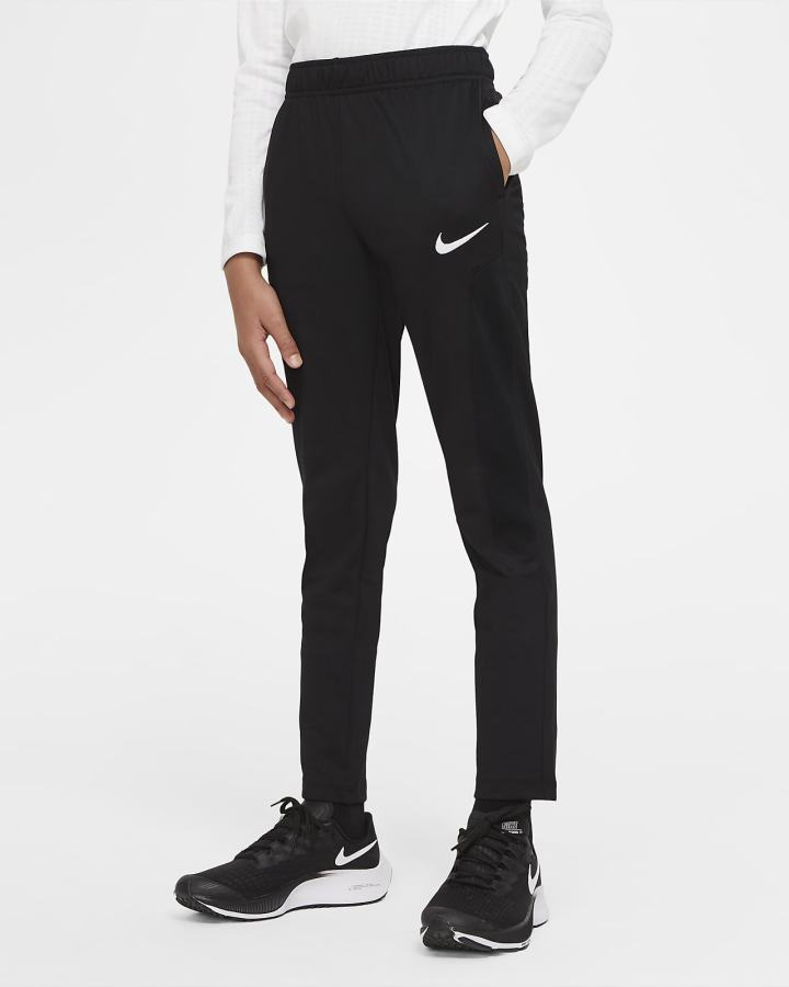 Pantalones Nike Sport Kids Training Niño Negras Blancas | SRIOZ-9253