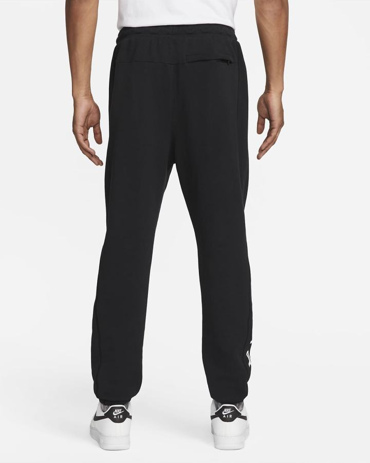 Pantalones Nike Sportswear Air French Terry Hombre Negras Blancas | EXTAS-5839