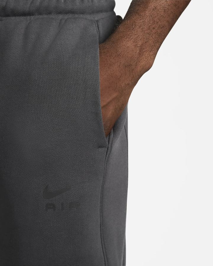 Pantalones Nike Sportswear Air French Terry Hombre Gris Oscuro Negras | PWHCU-1423