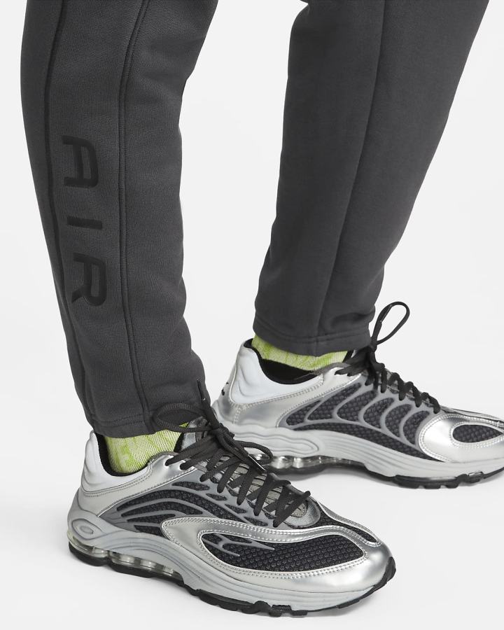 Pantalones Nike Sportswear Air French Terry Hombre Gris Oscuro Negras | PWHCU-1423