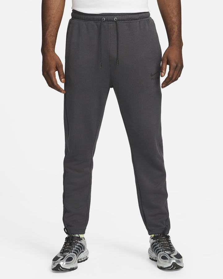 Pantalones Nike Sportswear Air French Terry Hombre Gris Oscuro Negras | PWHCU-1423