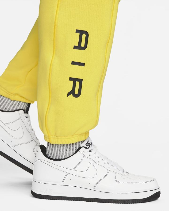 Pantalones Nike Sportswear Air French Terry Hombre Amarillo Negras | RHPFS-1452