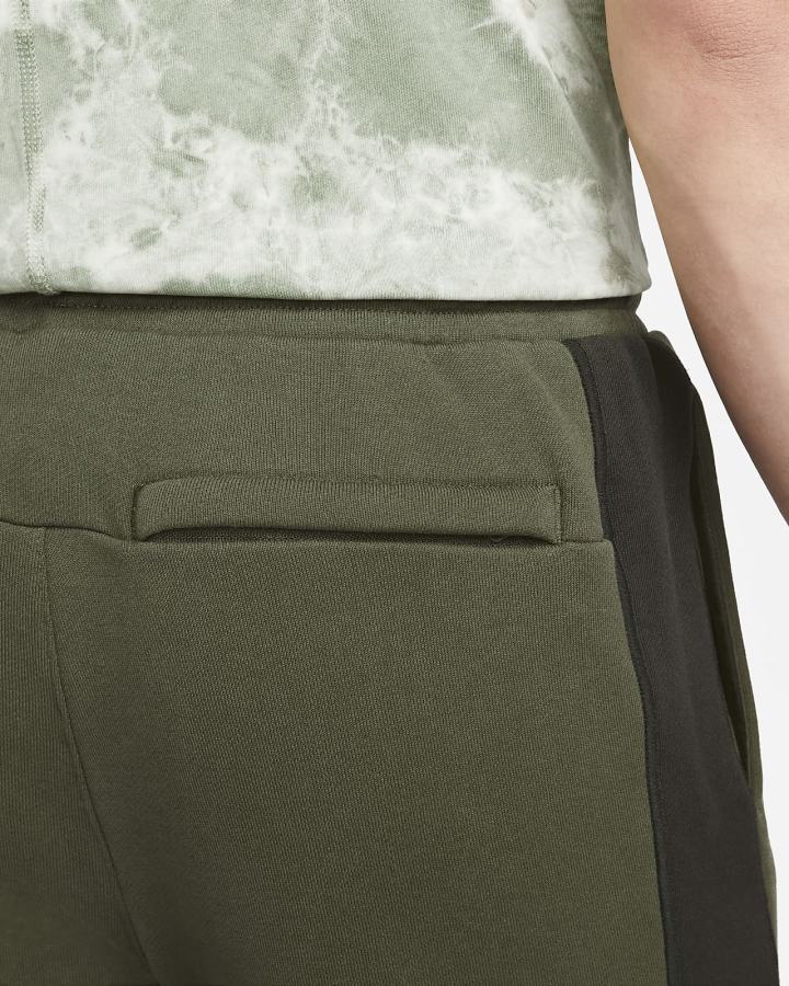 Pantalones Nike Sportswear Air French Terry Hombre Verde Oliva Blancas | VFCKU-0421