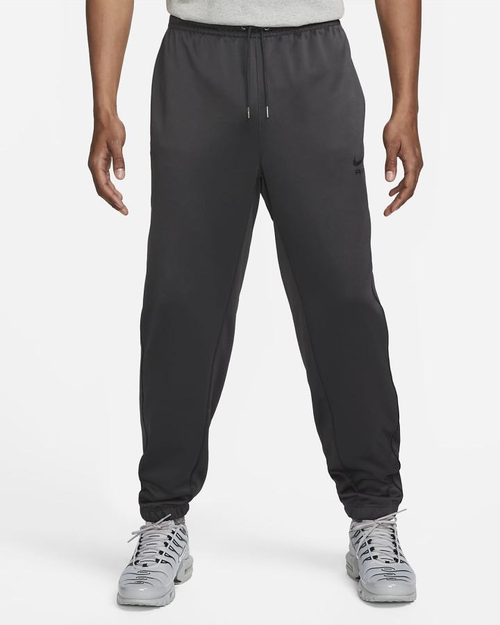 Pantalones Nike Sportswear Air Poly-Knit Hombre Gris Oscuro Negras | XBJET-6317
