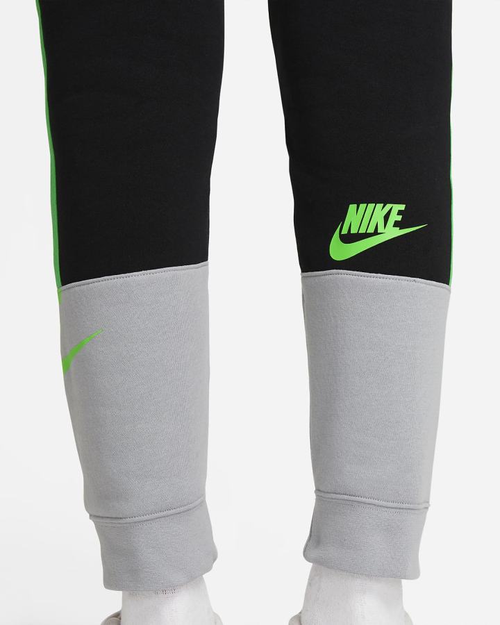 Pantalones Nike Sportswear Amplify Kids Niño Negras Gris Claro Verde Claro | KXNVO-6307