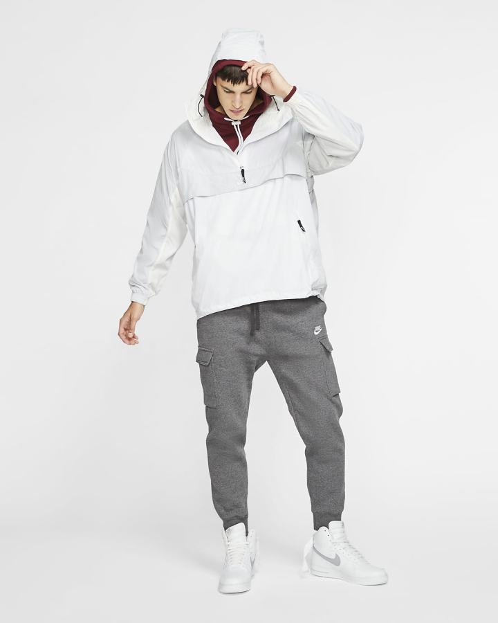 Pantalones Nike Sportswear Club Fleece Cargo Hombre Gris Blancas | CNSQF-1967