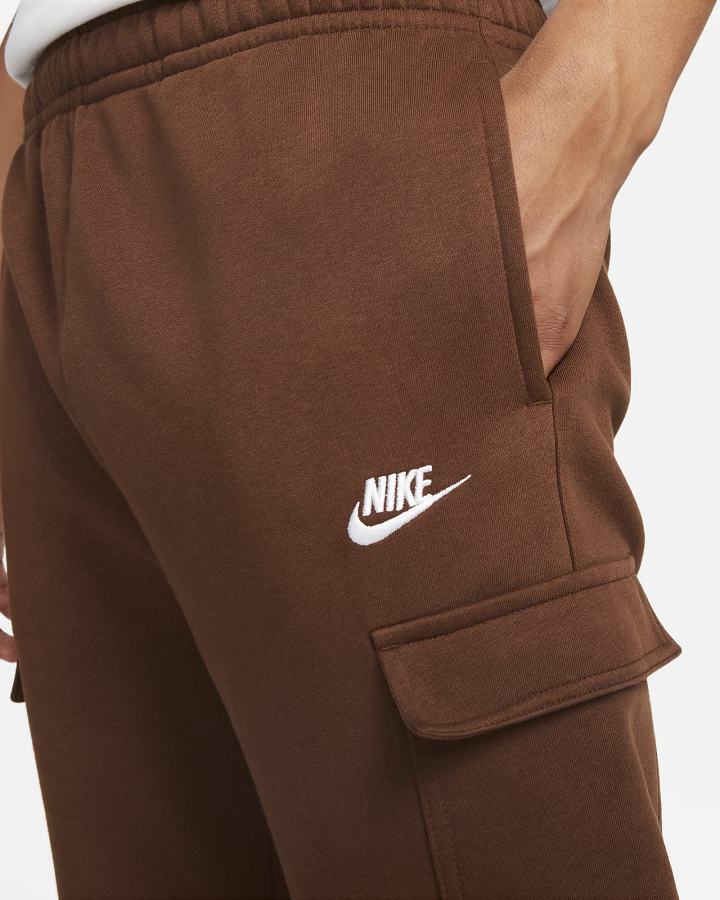 Pantalones Nike Sportswear Club Fleece Cargo Hombre Blancas | UZXTS-3086