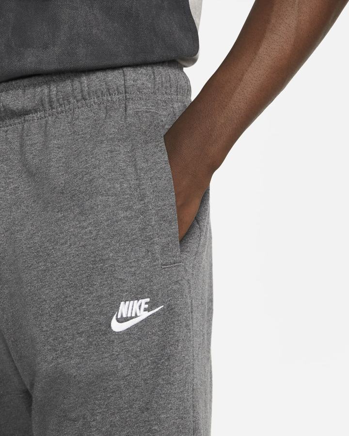 Pantalones Nike Sportswear Club Fleece Hombre Gris Blancas | AFXEK-1734