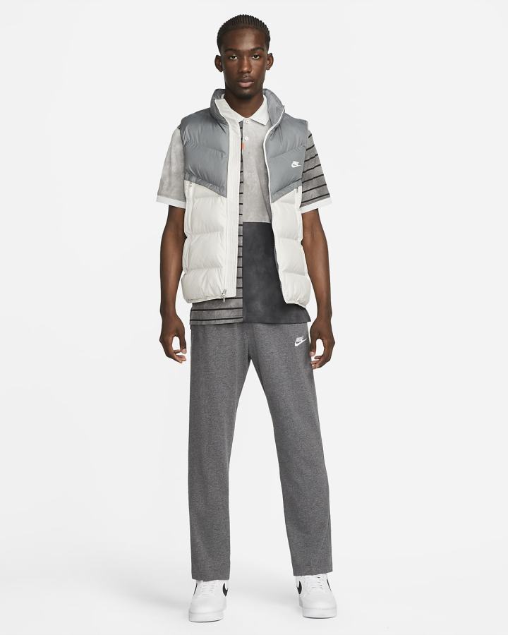 Pantalones Nike Sportswear Club Fleece Hombre Gris Blancas | AFXEK-1734