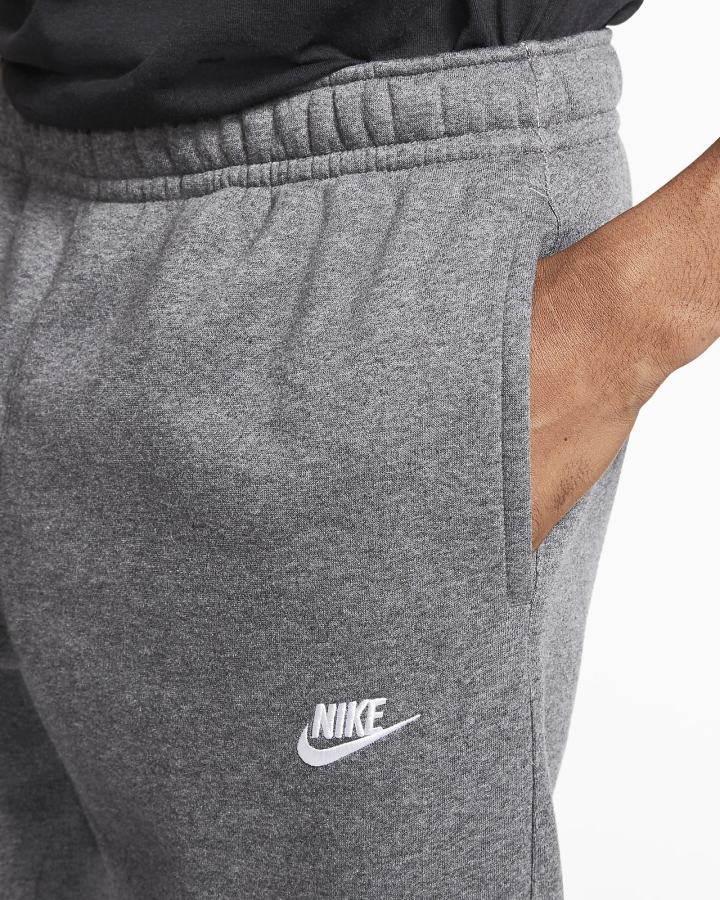 Pantalones Nike Sportswear Club Fleece Hombre Gris Blancas | DCWPZ-1426