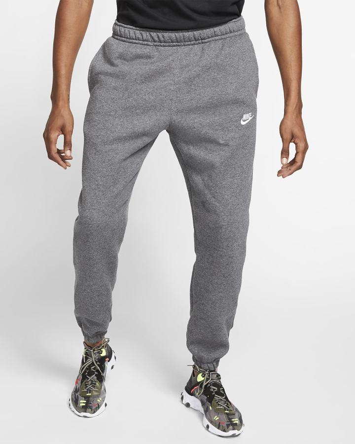 Pantalones Nike Sportswear Club Fleece Hombre Gris Blancas | DCWPZ-1426