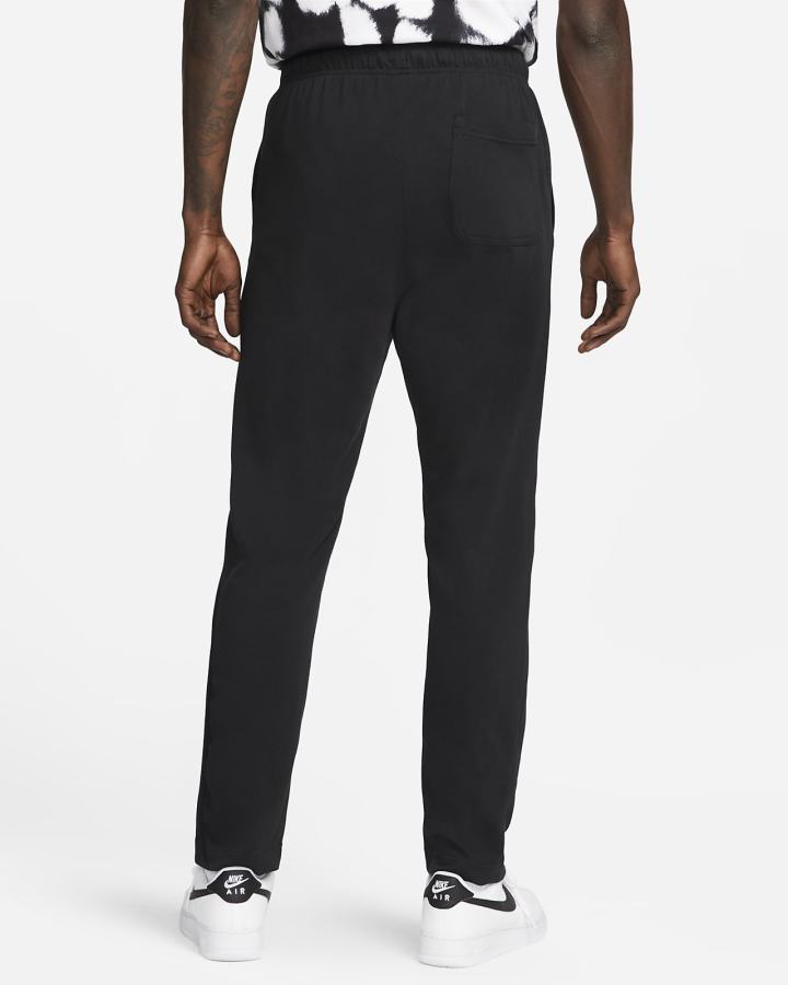 Pantalones Nike Sportswear Club Fleece Hombre Negras Blancas | EFISV-3592