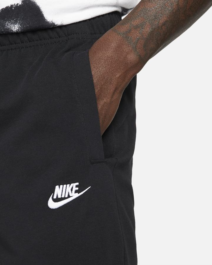 Pantalones Nike Sportswear Club Fleece Hombre Negras Blancas | EFISV-3592