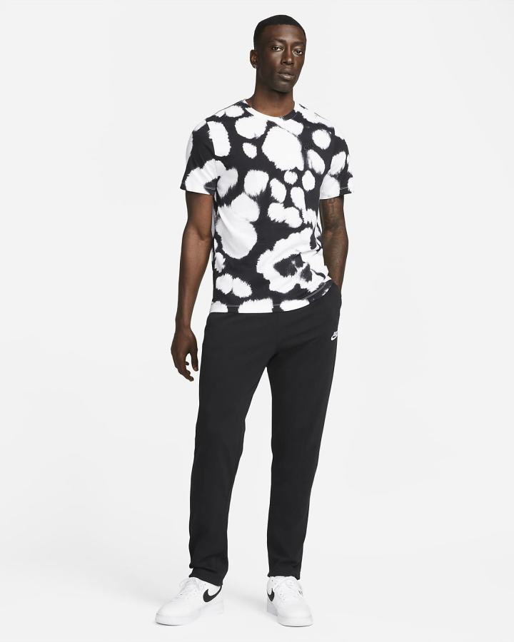 Pantalones Nike Sportswear Club Fleece Hombre Negras Blancas | EFISV-3592
