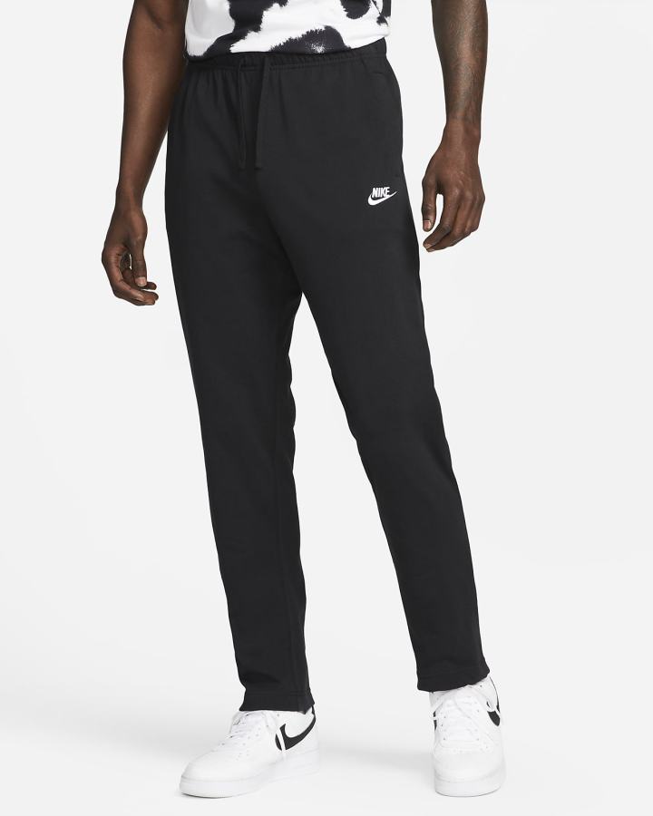 Pantalones Nike Sportswear Club Fleece Hombre Negras Blancas | EFISV-3592