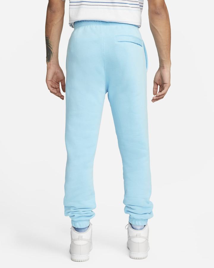 Pantalones Nike Sportswear Club Fleece Hombre Azules Blancas | IKWQR-7964