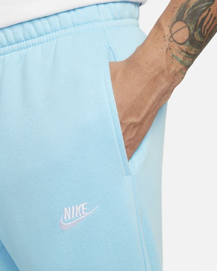 Pantalones Nike Sportswear Club Fleece Hombre Azules Blancas | IKWQR-7964