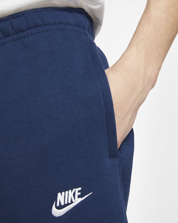 Pantalones Nike Sportswear Club Fleece Hombre Azul Marino Blancas | KUJIE-2710