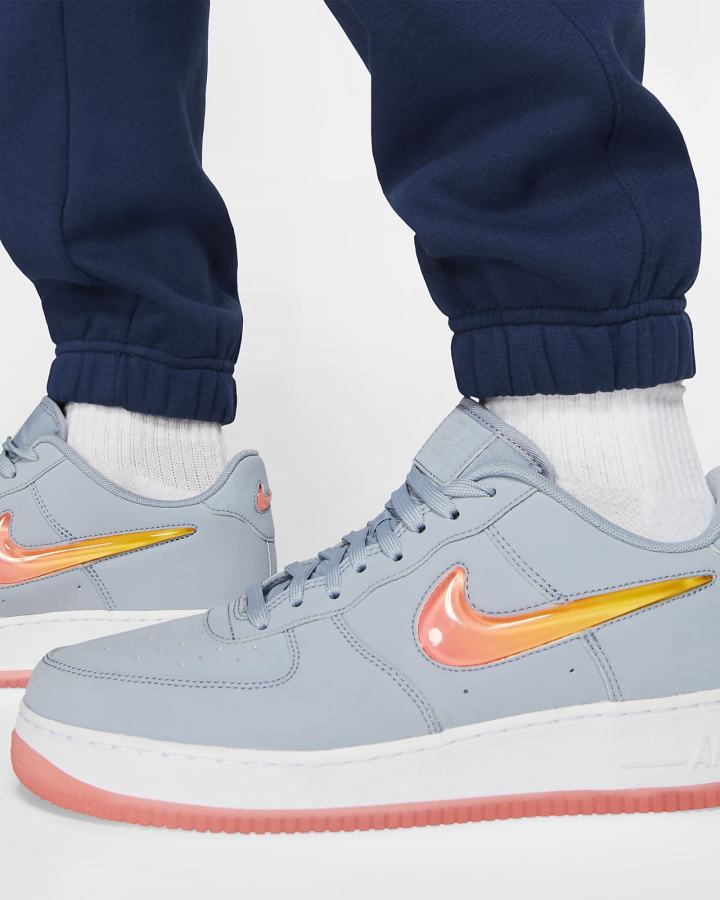 Pantalones Nike Sportswear Club Fleece Hombre Azul Marino Blancas | KUJIE-2710