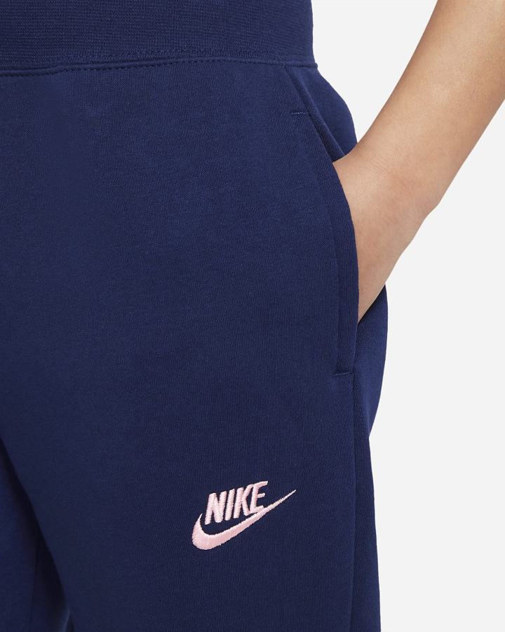 Pantalones Nike Sportswear Club Fleece Kids (Extended Size) Niña Azules | BYXHC-5926
