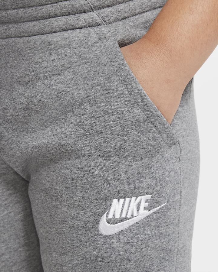 Pantalones Nike Sportswear Club Fleece Kids Niño Gris Oscuro | DMXYQ-4327