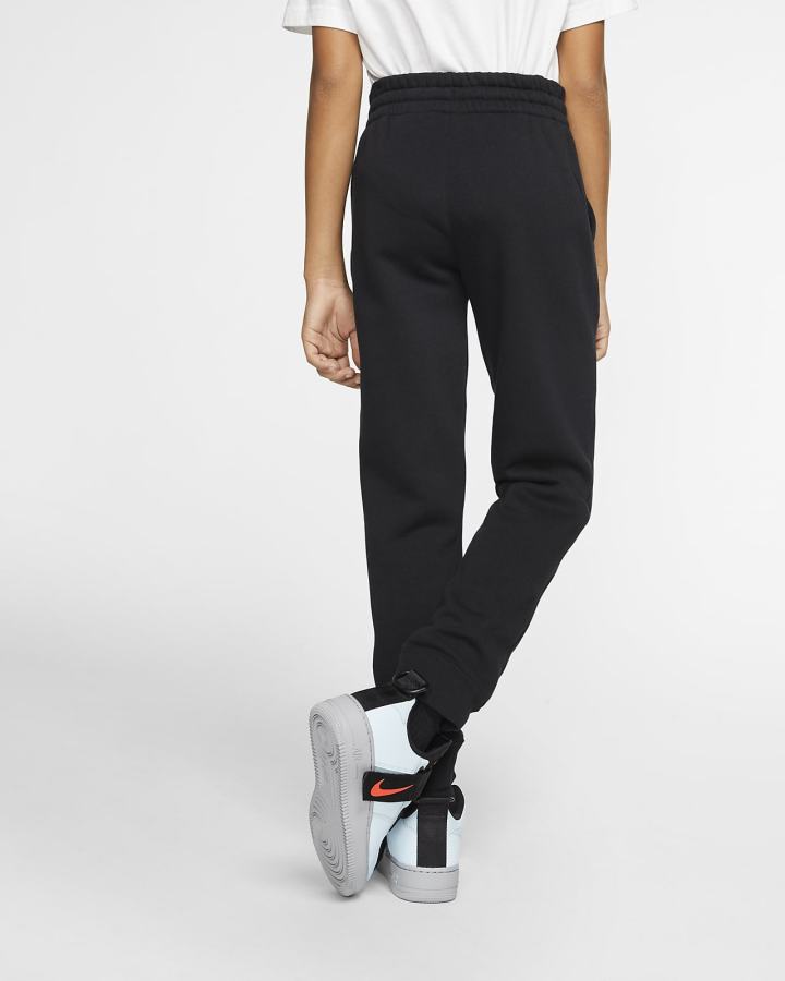 Pantalones Nike Sportswear Club Fleece Kids Niña Negras Blancas | DVSJY-3148