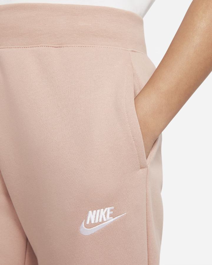 Pantalones Nike Sportswear Club Fleece Kids (Extended Size) Niña Rosas Blancas | EAOIT-6301