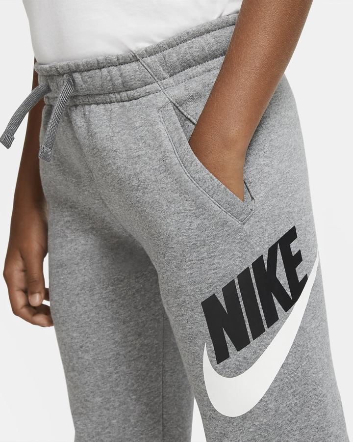 Pantalones Nike Sportswear Club Fleece Kids (Extended Size) Niño Gris Oscuro | EOGSL-5976