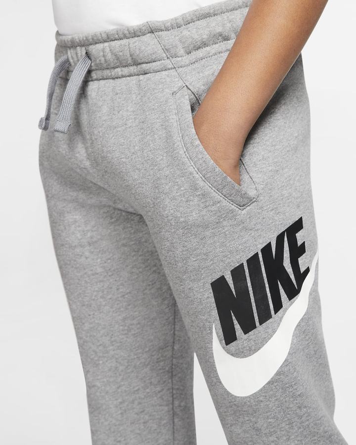 Pantalones Nike Sportswear Club Fleece Kids (Extended Size) Niño Gris Oscuro | EOGSL-5976