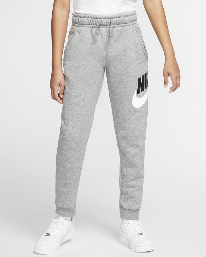 Pantalones Nike Sportswear Club Fleece Kids (Extended Size) Niño Gris Oscuro | EOGSL-5976