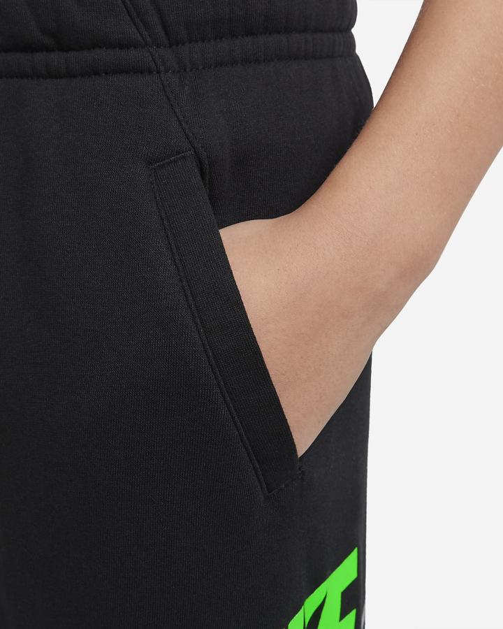 Pantalones Nike Sportswear Club Fleece Kids (Extended Size) Niño Negras Verde | FVZUQ-3210