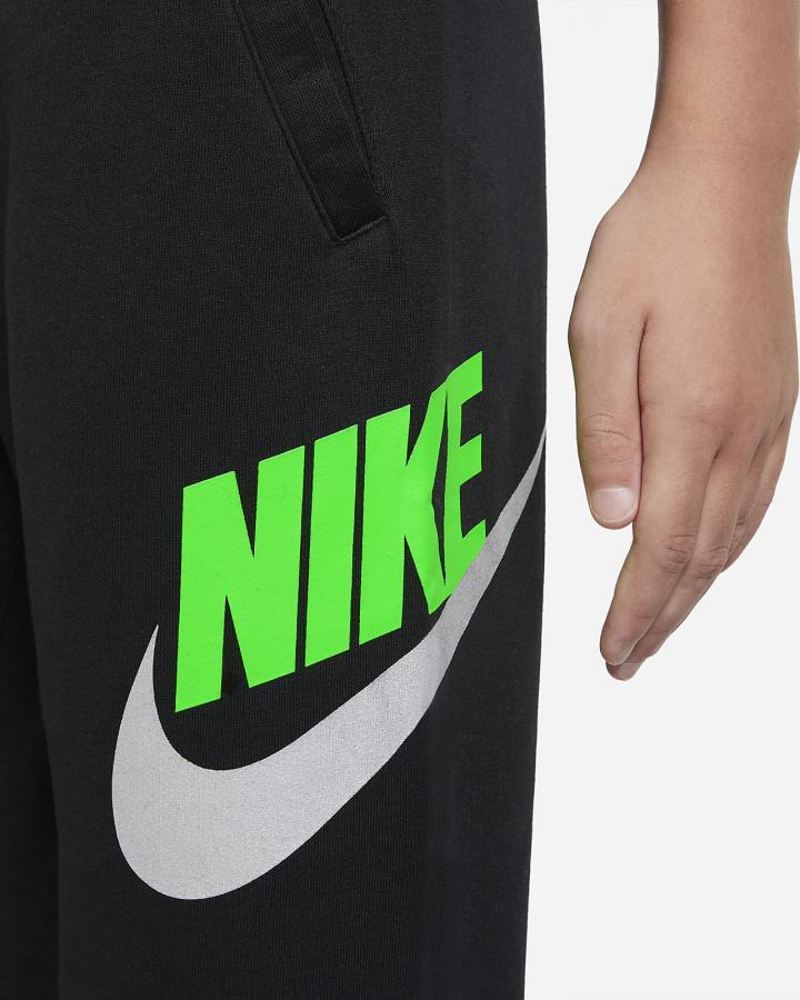 Pantalones Nike Sportswear Club Fleece Kids (Extended Size) Niño Negras Verde | FVZUQ-3210