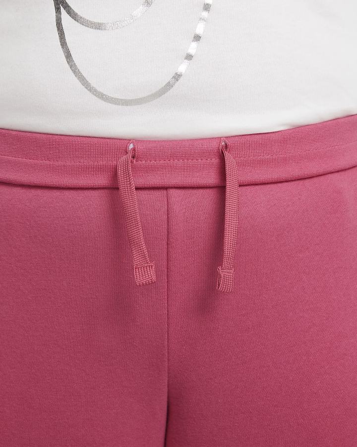 Pantalones Nike Sportswear Club Fleece Kids (Extended Size) Niña Rosas Blancas | GIPLO-7142