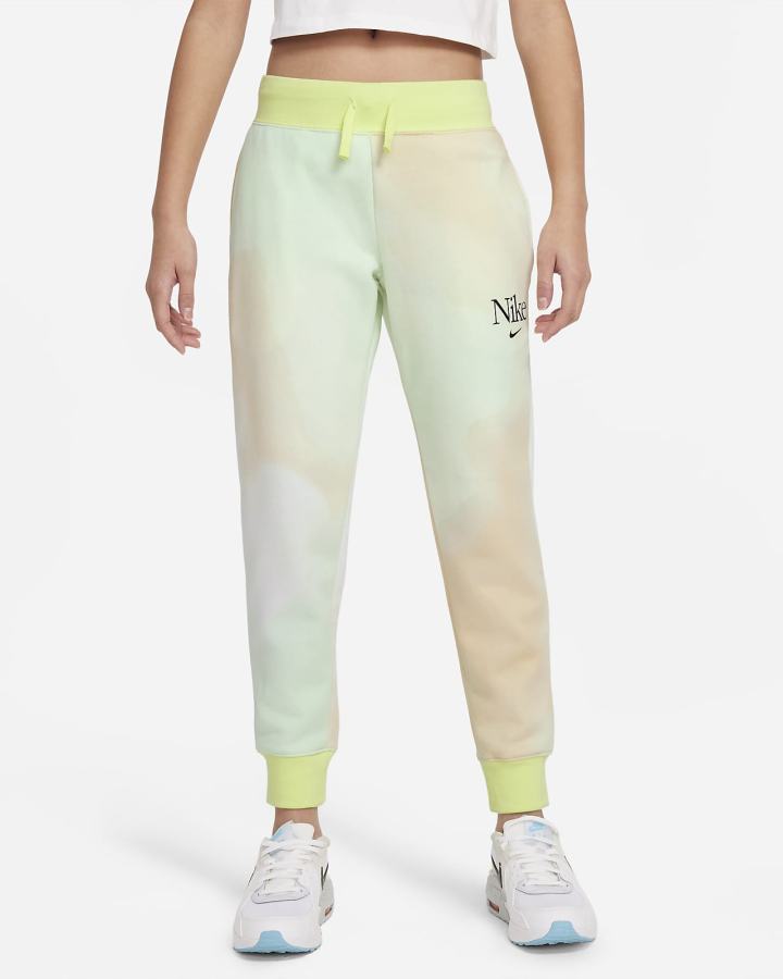 Pantalones Nike Sportswear Club Fleece Kids Niña Limón Claro | MXOKG-0347