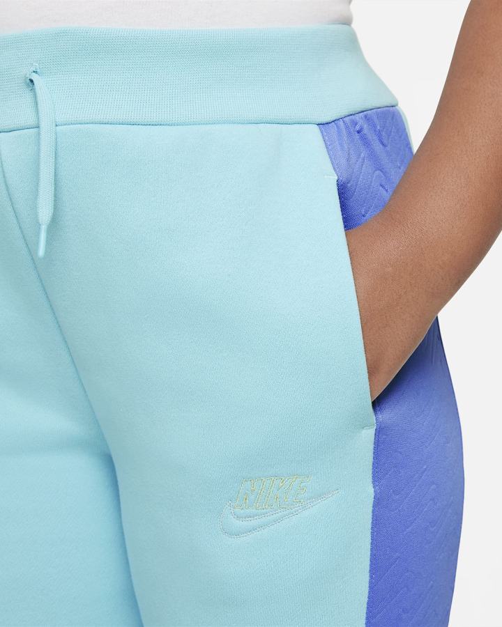 Pantalones Nike Sportswear Club Fleece Kids (Extended Size) Niña Azules | NMWKJ-7192