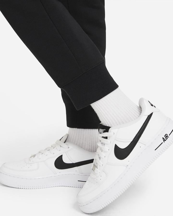 Pantalones Nike Sportswear Club Fleece Kids (Extended Size) Niña Negras Blancas | NPUFM-9401
