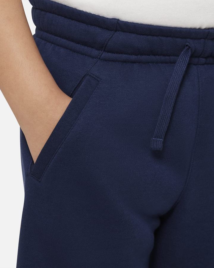 Pantalones Nike Sportswear Club Fleece Kids (Extended Size) Niño Azul Marino Blancas | NPVCH-7569