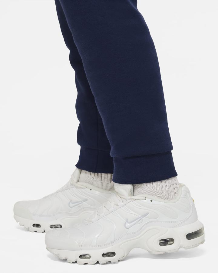 Pantalones Nike Sportswear Club Fleece Kids (Extended Size) Niño Azul Marino Blancas | NPVCH-7569