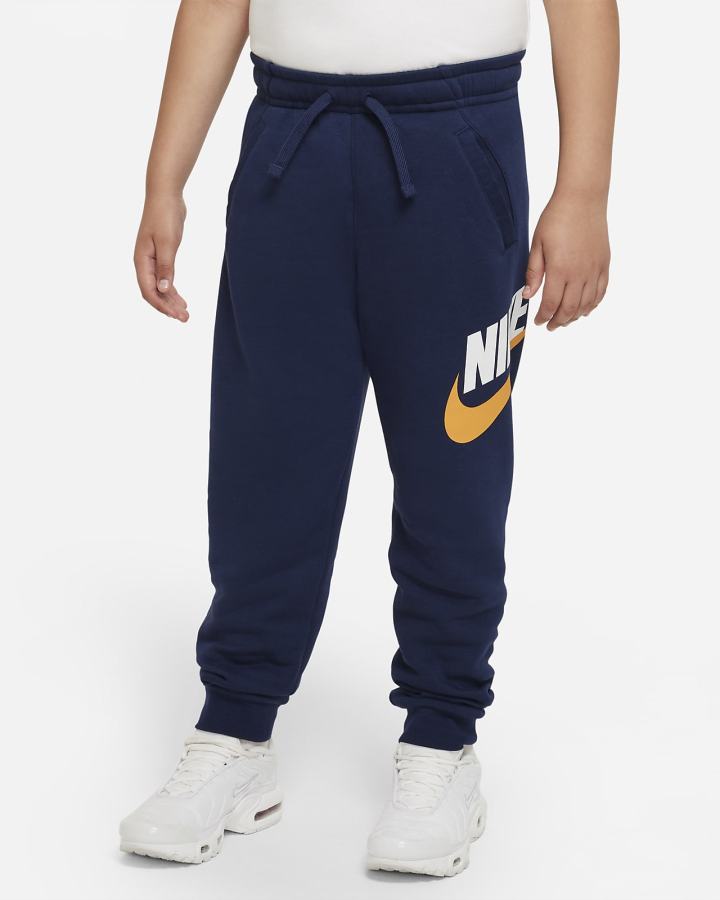 Pantalones Nike Sportswear Club Fleece Kids (Extended Size) Niño Azul Marino Blancas | NPVCH-7569