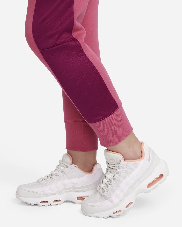 Pantalones Nike Sportswear Club Fleece Kids (Extended Size) Niña Rosas Burdeos | NRFQS-0964