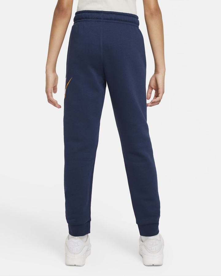 Pantalones Nike Sportswear Club Fleece Kids (Extended Size) Niño Azul Marino Blancas | NYWEH-0157