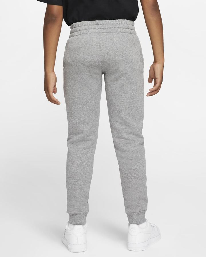 Pantalones Nike Sportswear Club Fleece Kids Niña Gris Oscuro Blancas | PFUOQ-1920