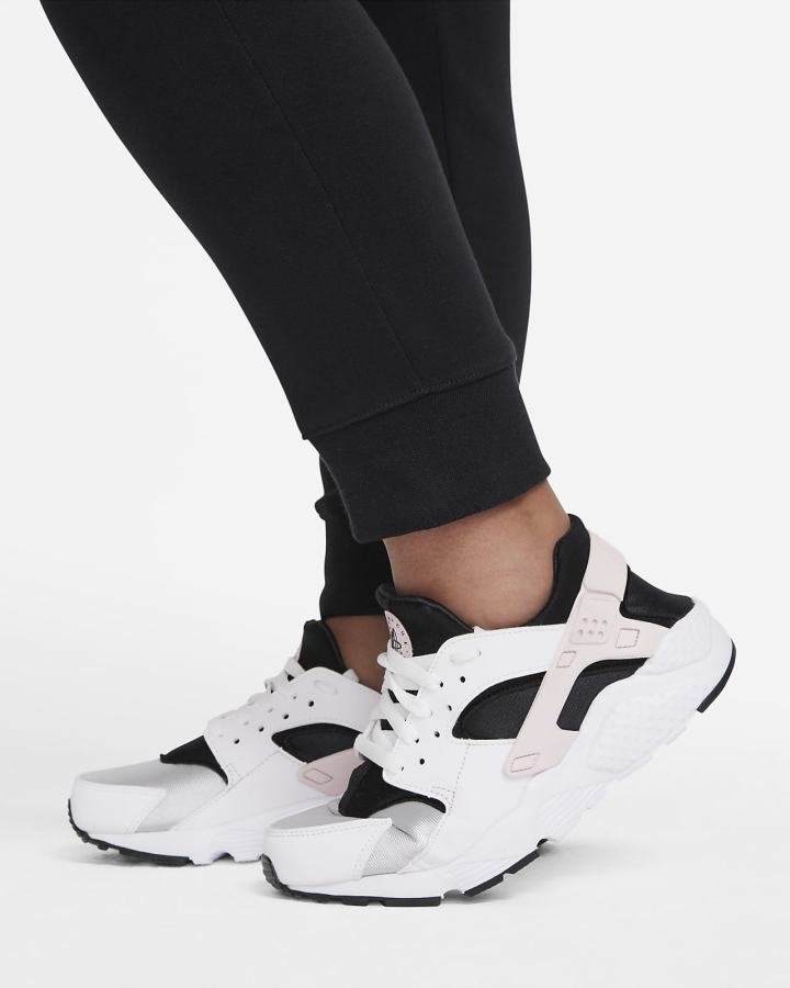 Pantalones Nike Sportswear Club Fleece Kids (Extended Size) Niña Negras Blancas | RSBOI-5816