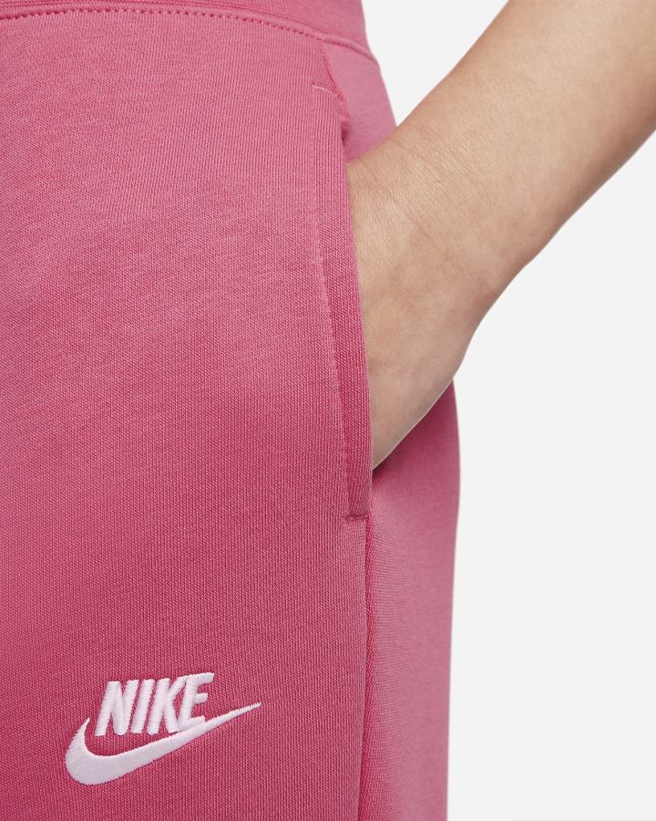 Pantalones Nike Sportswear Club Fleece Kids (Extended Size) Niña Rosas Blancas | RSFHW-3149