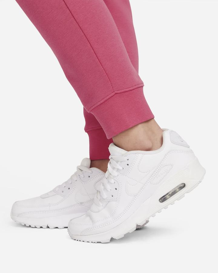 Pantalones Nike Sportswear Club Fleece Kids (Extended Size) Niña Rosas Blancas | RSFHW-3149