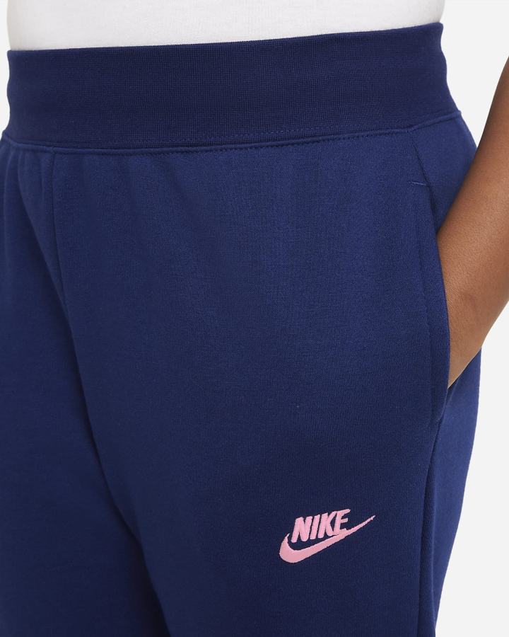 Pantalones Nike Sportswear Club Fleece Kids (Extended Size) Niña Azules | VIBFA-0162