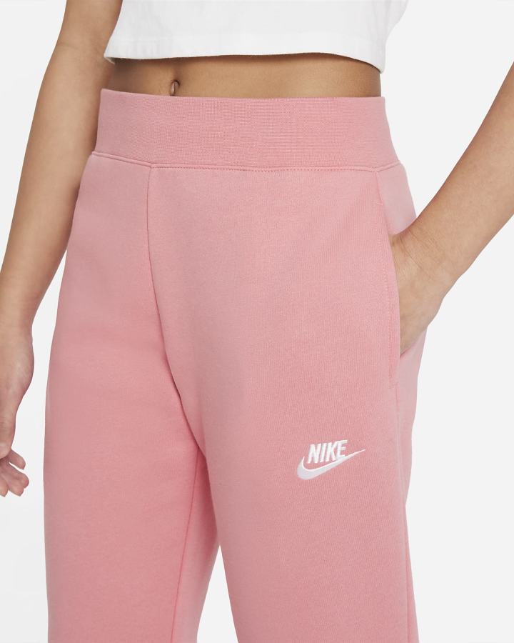 Pantalones Nike Sportswear Club Fleece Kids (Extended Size) Niña Rosas Azules Blancas | XCWYJ-7650