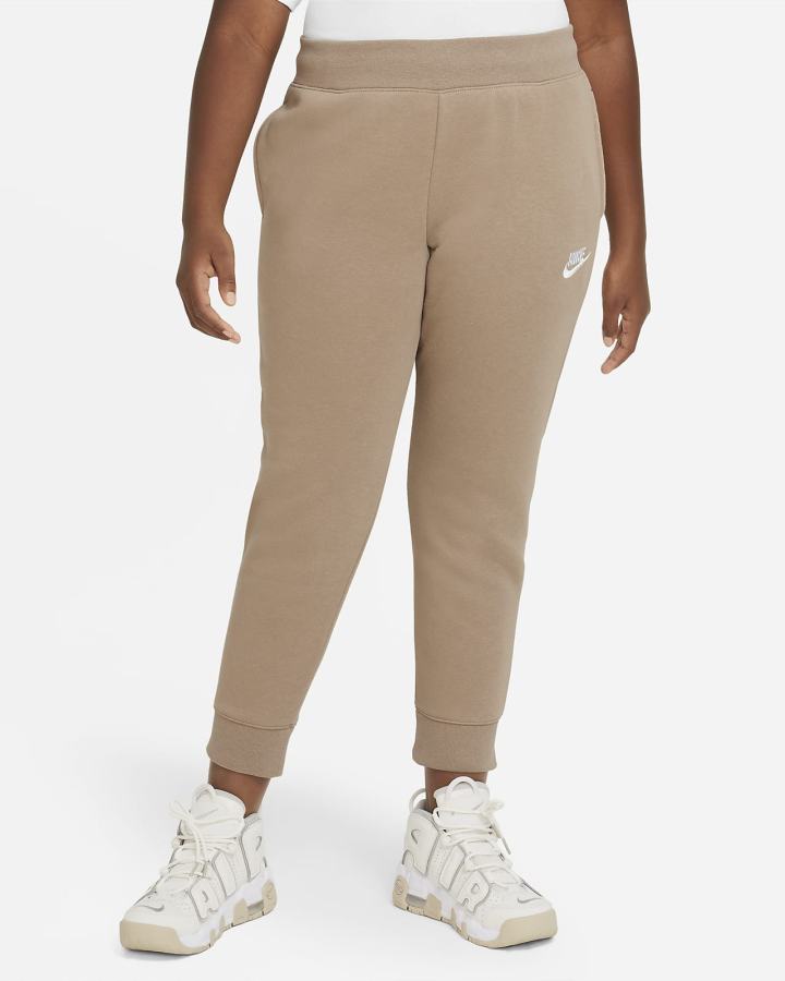 Pantalones Nike Sportswear Club Fleece Kids (Extended Size) Niña Kaki Blancas | XOUGS-3608