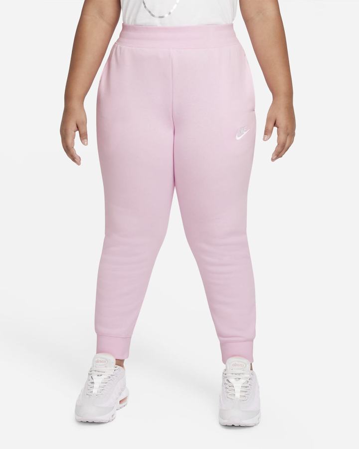 Pantalones Nike Sportswear Club Fleece Kids (Extended Size) Niña Rosas Blancas | YMWHS-1459